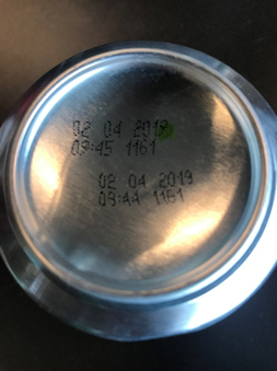 Bottom of a can