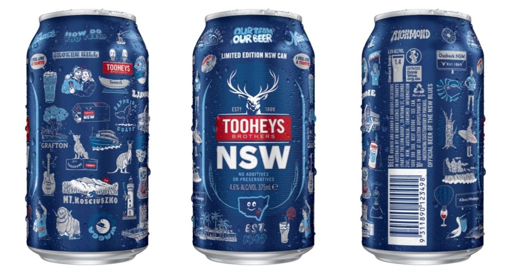 Tooheys New NSW Wales Can Website Banner