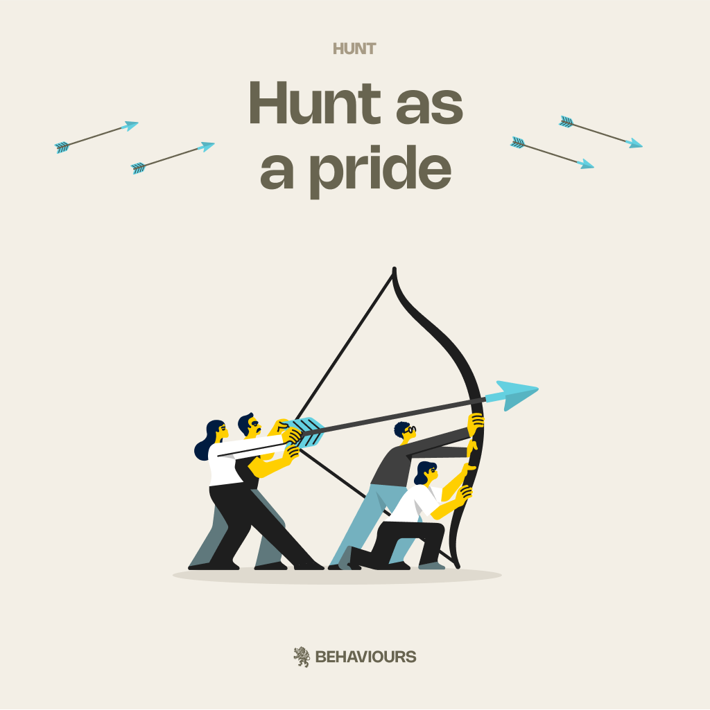 Hunt as a pride